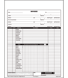 Pro Installer's Invoice Book