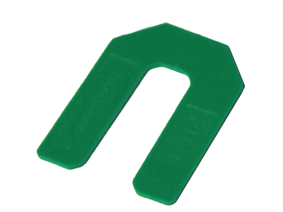 1/16" Green Horseshoe Tile Spacers (500/box)_1