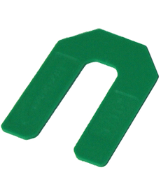 1/16" Green Horseshoe Tile Spacers (100/bg)