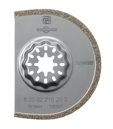 3/64" Wide 3/4-Moon Diamond Blade