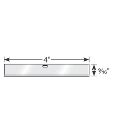 4" Scraper Blades (10/tube)